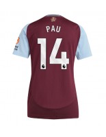 Aston Villa Pau Torres #14 Hjemmedrakt Dame 2024-25 Korte ermer